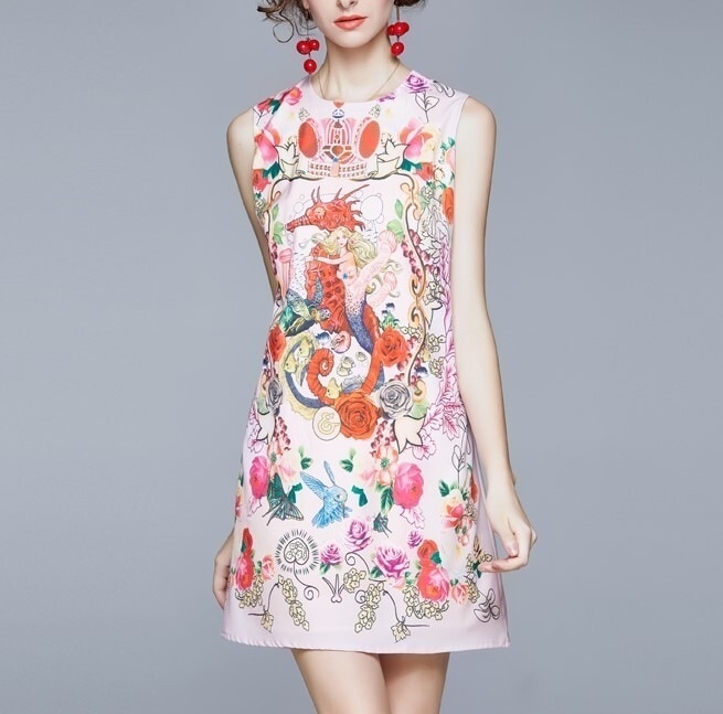 ワンピース ノースリーブ 春 夏 春夏 きれいめ aライン Aライン ワンピドレス ミニ丈 ショート丈 ひざ丈 膝上 スクエアネック 襟付き 襟なし スリム タイト 細身 Aライン ピンク M L X