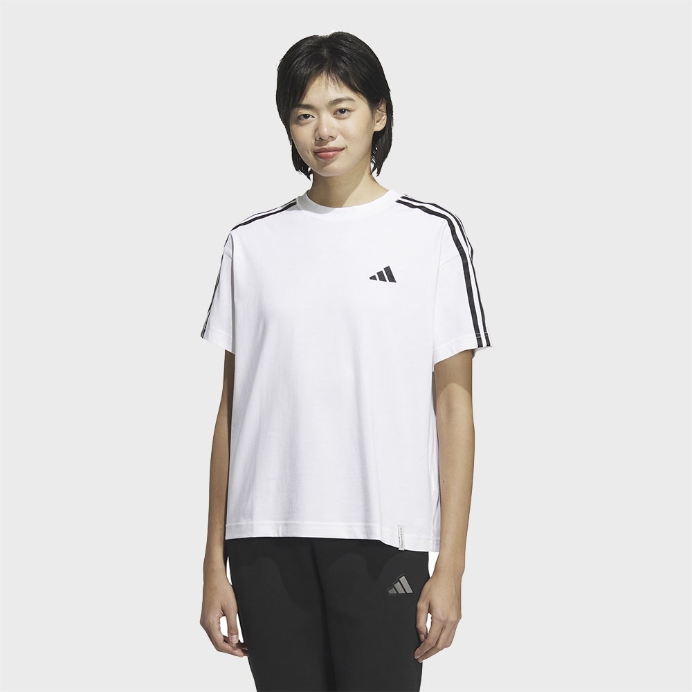 アディダスエッセンシャル+ 3S ショートスリーブ Tシャツ-ホワイト/JW4500