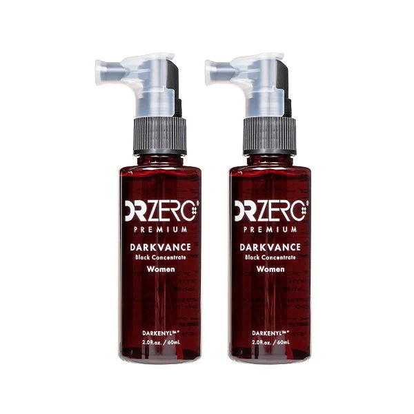 ダークヴァンス ブラックコンセントレート 女性用 60ml 2本 DR ZERO ダークバンス ヘアエッセンス 到着日時指定不可 海外発送　国際郵便発送