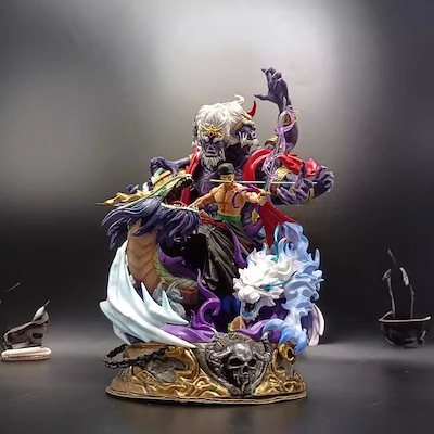 【輸送箱未開封】LXスタジオ　正規品　ワンピース　ゾロ　地獄王　閻魔　フィギュア Qoo10] ワンピース LX ゾロ 地獄王閻魔 ロロ