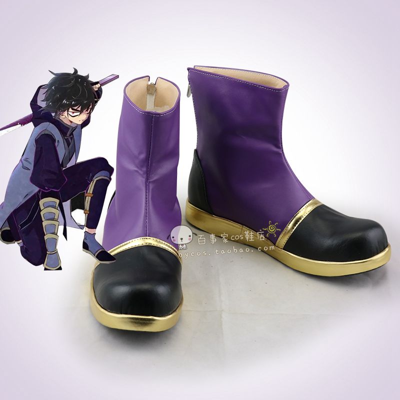 アサシン Wu Liuqi-qi ロールプレイング Cos ブーツはカスタマイズ可能な他の靴をサポートしています