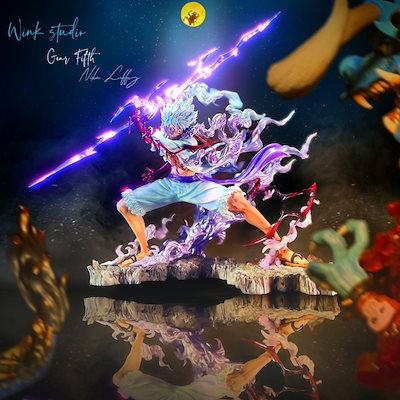 Qoo10] ワンピースwinkは雷ニカのルフィ手を握