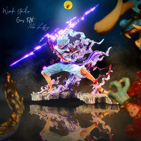 Qoo10] ワンピースwinkは雷ニカのルフィ手を握