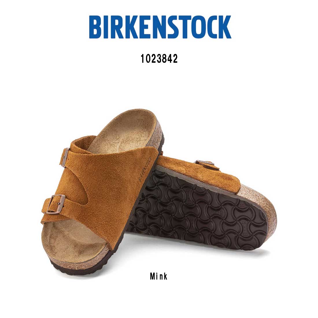 BIRKENSTOCK チューリッヒ ストラップ サンダル スエード ユニセックス Zurich 1023842 Regular