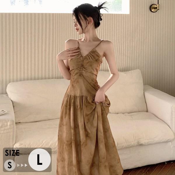 【超お得1つ買うと10個もらえる】[今日は安い-出荷が早い]夏ワンピース キャミソール リゾートワンピース レディース 小柄 ロング丈 春 夏 オフコーデ パーティー ハワイ 旅行 ビーチ