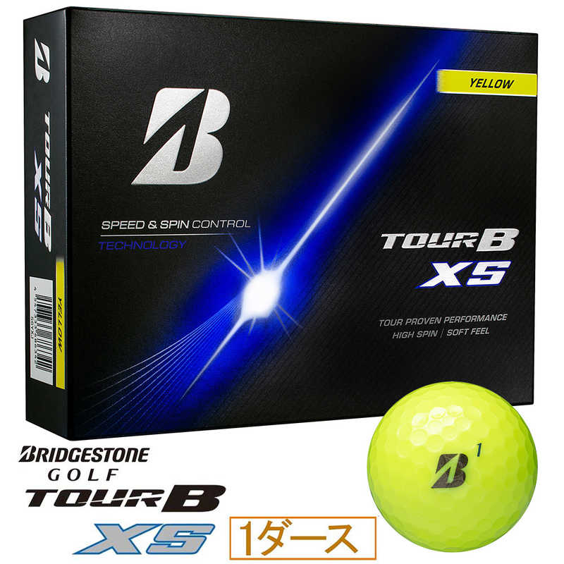 ブリヂストン　ゴルフボール TOUR B XS ［12球(1ダース)］ イエロー　S6YXJ 5,405円