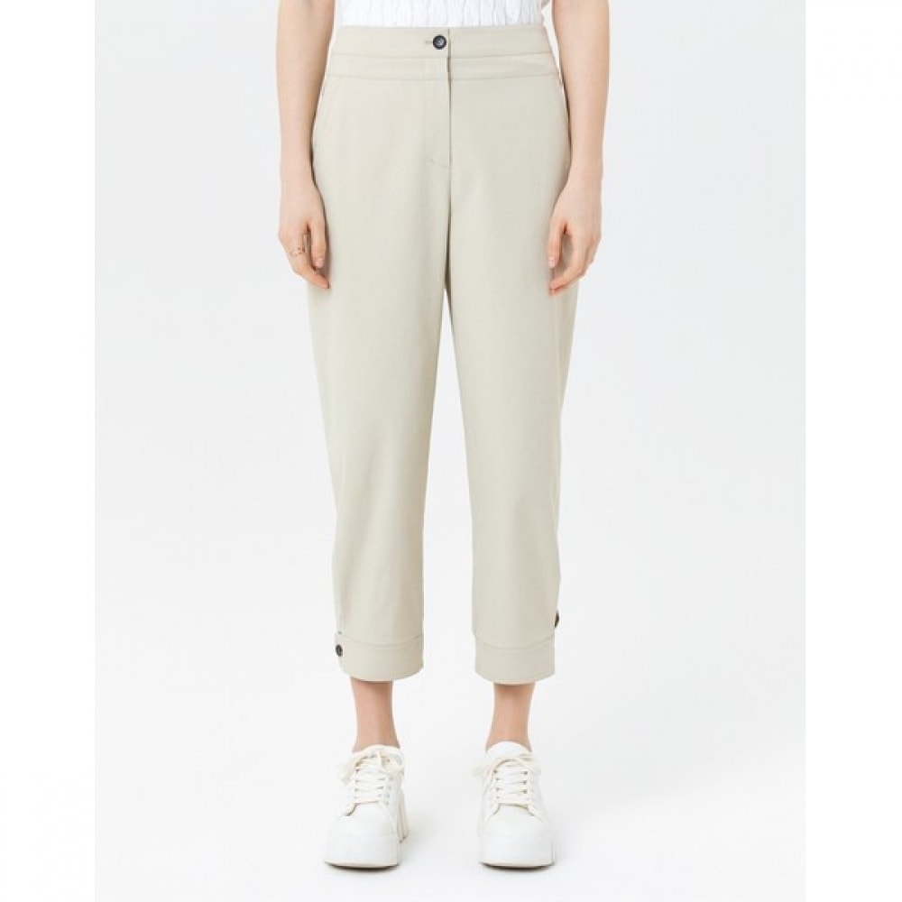 (ヘッジスレディース) 24SS ライトベージュチノバンディングジョガーパンツ HSPA4AC12I1