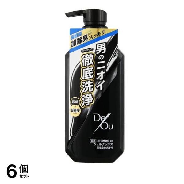 デ・オウ 薬用ジェルクレンズ (メントール) ポンプ本体 520mL 6個セット
