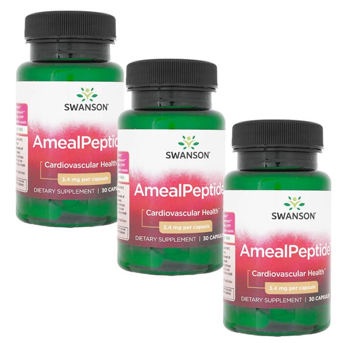 アミールペプチド 30錠 3本 スワンソン Swanson AmealPeptide 海外直送日時指定不可　国際郵便書留発送 7,785円