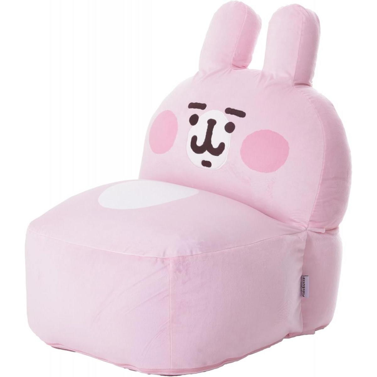 【I】セルタン カナヘイ ピンクのうさぎ ビーズソファ ビーズ クッション ソファ 可愛い 新生活 もちもち カバー洗濯可 51054-001【受注生産品】【代引不可/沖縄