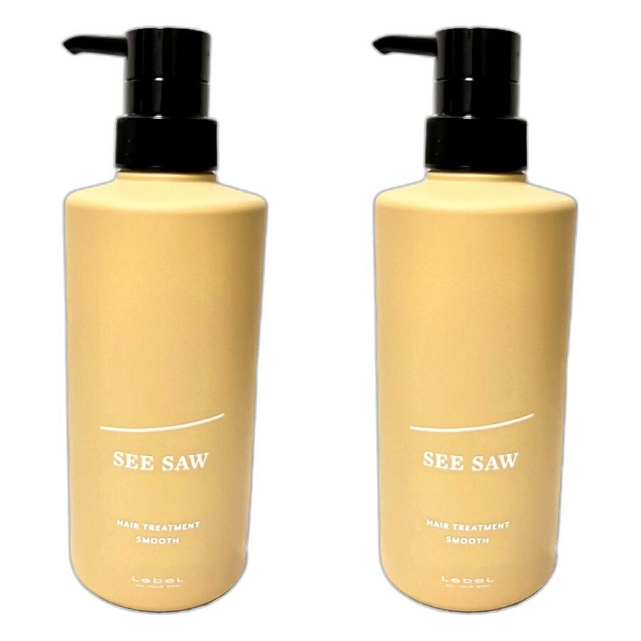 【2本セット】ルベル SEE/SAW シーソー ヘアトリートメントS　500mL