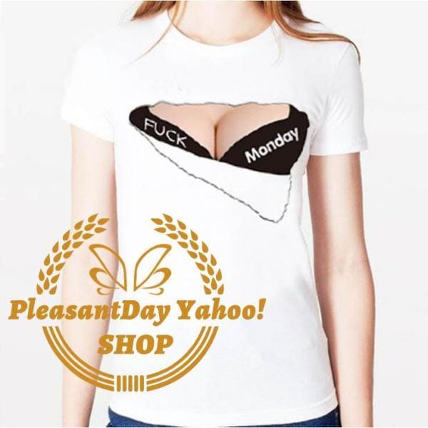 ティーシャツ レディース おしゃれ 半袖Tシャツ カジュアル おっぱい巨乳Tシャツ ホワイト