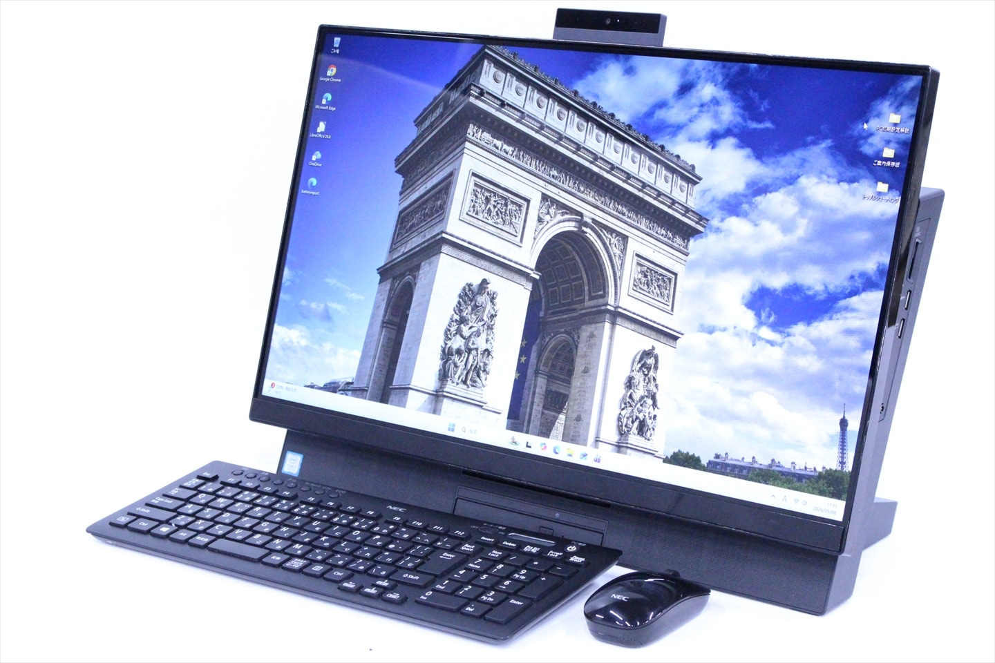 即配 良好品 純正付属品 23型パワフルモデル LAVIE Desk All-in-one DA770/MAB i7-8565U 8G 3.0TB 23.8FHD DVD Office AAA評価