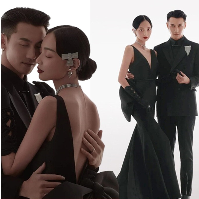 韓国ファッション タキシードvネック 露の背中を ウェディングドレス パーティードレス 花嫁ロングドレス 結婚式 二次会 エレガント お呼ばれ 挙式 簡約 姫系発表会 コンサート パーティー