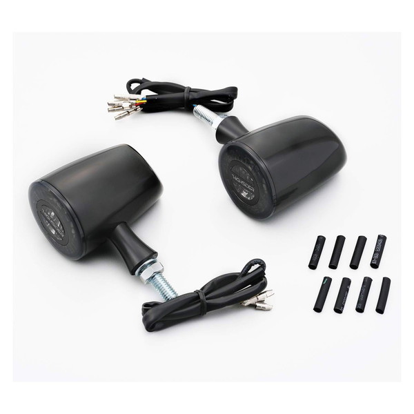 D15322 HIGHSIDER ロケットクラシック テールランプ一体リアウインカー マットブラック