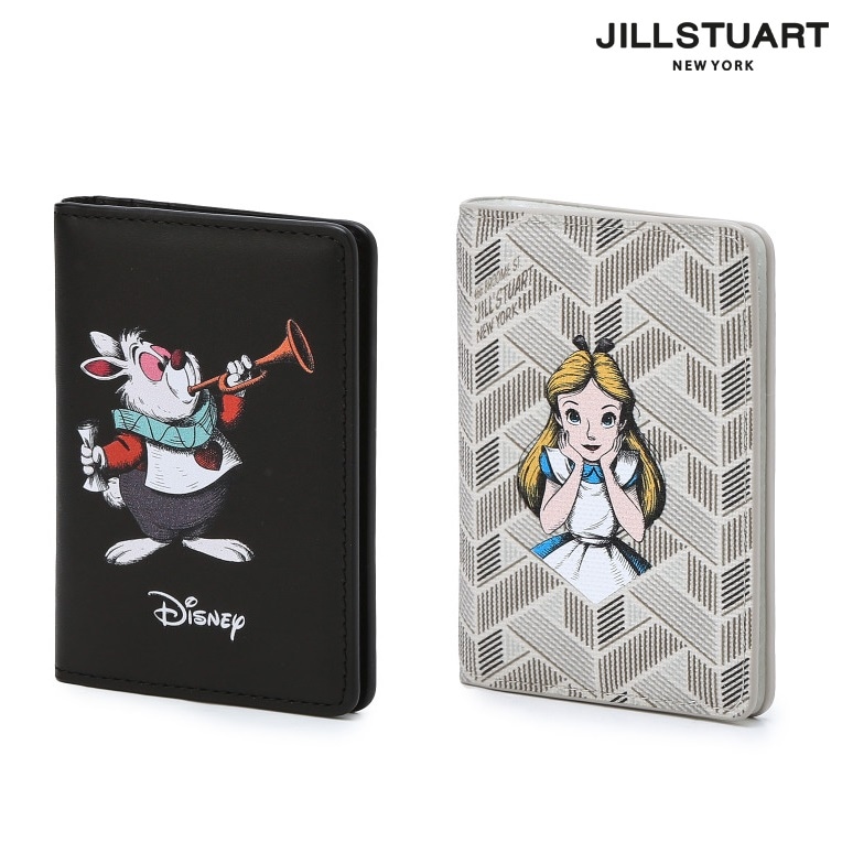 x Disney Alice] Slim card holder 2色 新商品 財布 韓国人気 キャラクター 贈り物 学生財布
