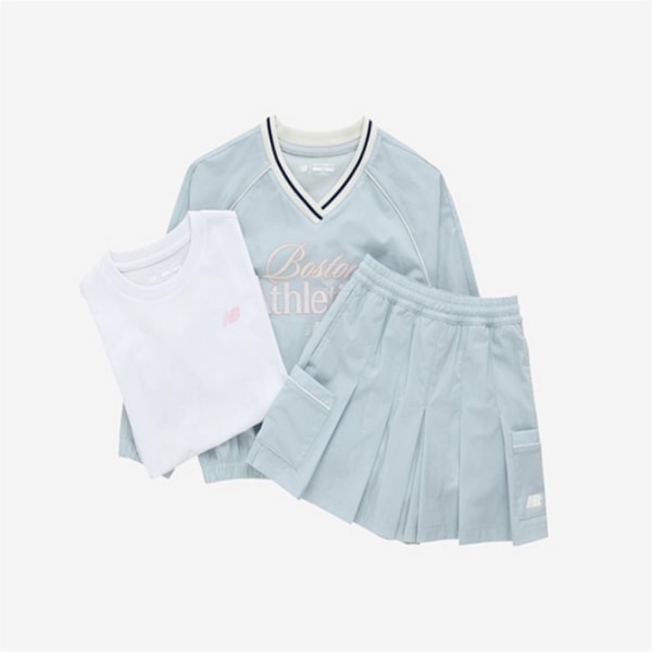 ニューバランス キッズ 女の子 ウーブン ストレッチ セットアップ BB NK9YF3201G