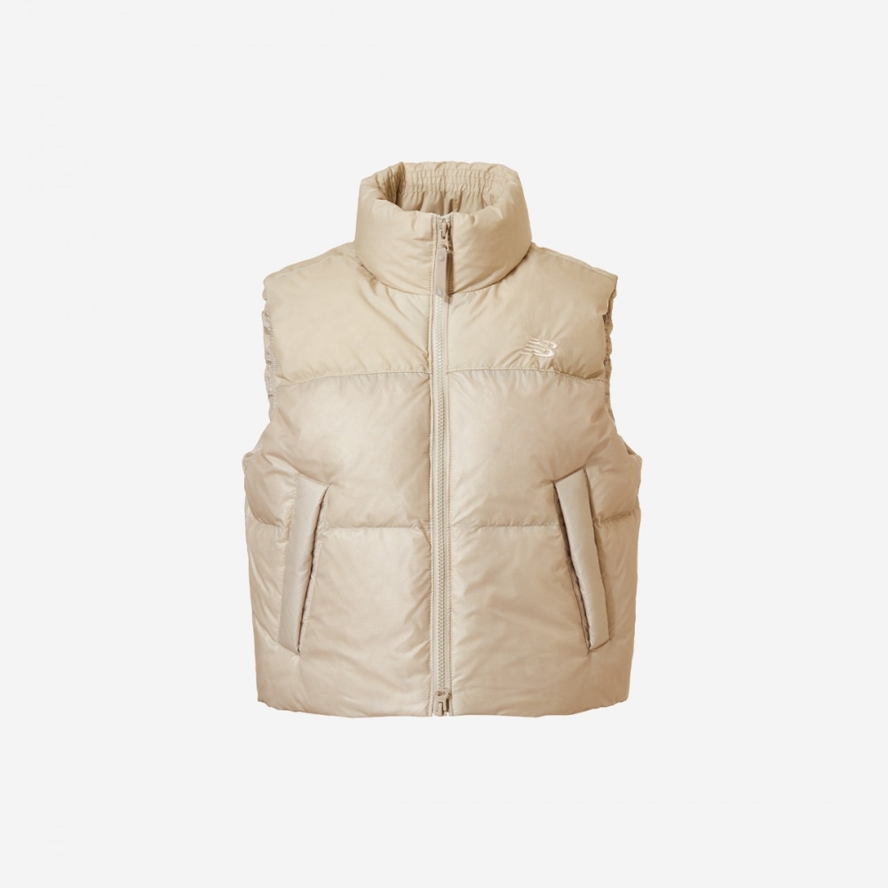 ニューバランス女性用アクティブフラワーダングロッシーベスト NBNPE4W912-(G9) グロスベージュ