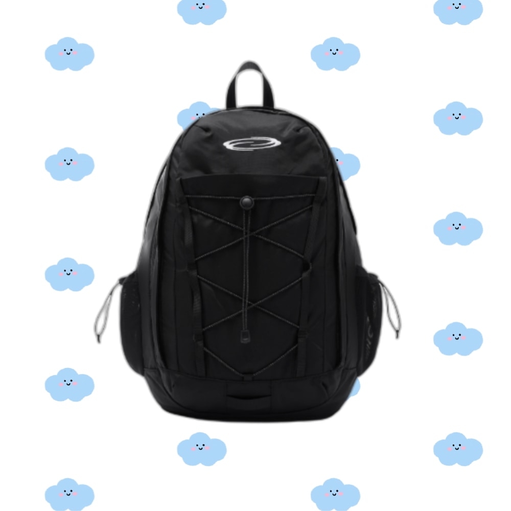 Logo String Backpack バッグパック Black