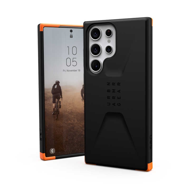 UAG UAG製 Galaxy S23 Ultra用 CIVILIAN (ブラック) UAG UAGGLXS23ULTCBK