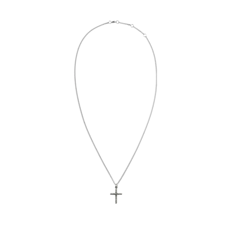 큐빅 십자가 네크리스