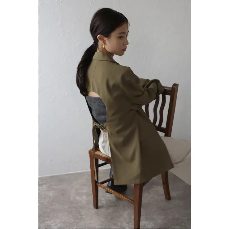 back open tailored jacket / バックオープンテーラードジャケット 88-004348