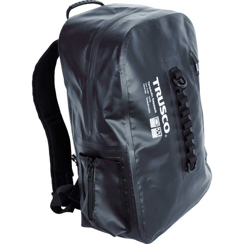 トラスコ中山　防水ターポリンデイパック ブラック　TDYBBK