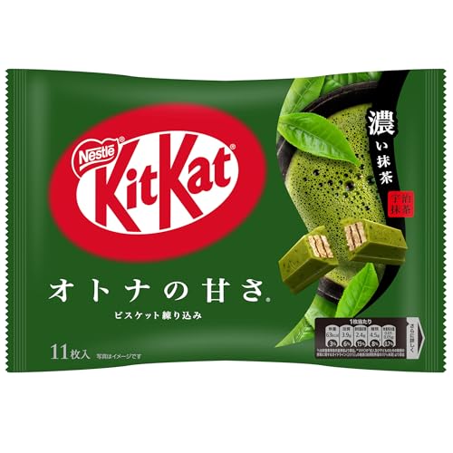 ネスレ キットカット オトナの甘さ 濃い抹茶 11枚×12袋,チョコレート