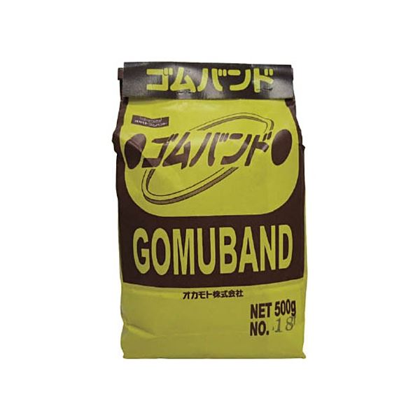 （まとめ）ゴムバンド 1kg 袋入 370 1袋（550本） [x3セット]