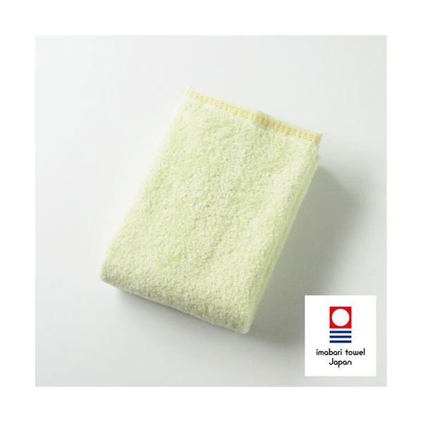 (まとめ) 楠橋紋織 くすばしタオル ダブルスター プレッソ DOUBLE STAR presso わた媛 watahime フェイスタオル 約33cm×80cm グリーン 1-62008
