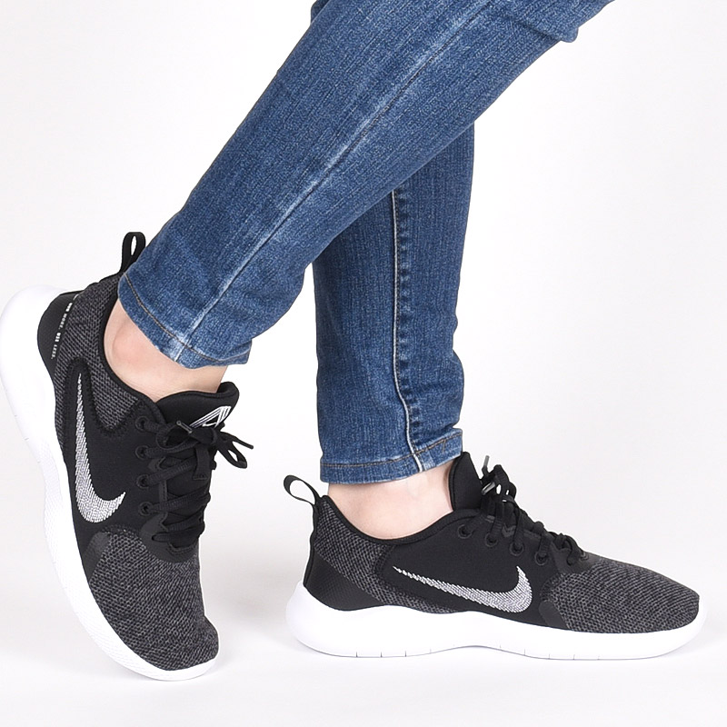 ウィメンズ フレックス エクスペリエンス ラン 10 CI9964 002 黒　カジュアル シューズ