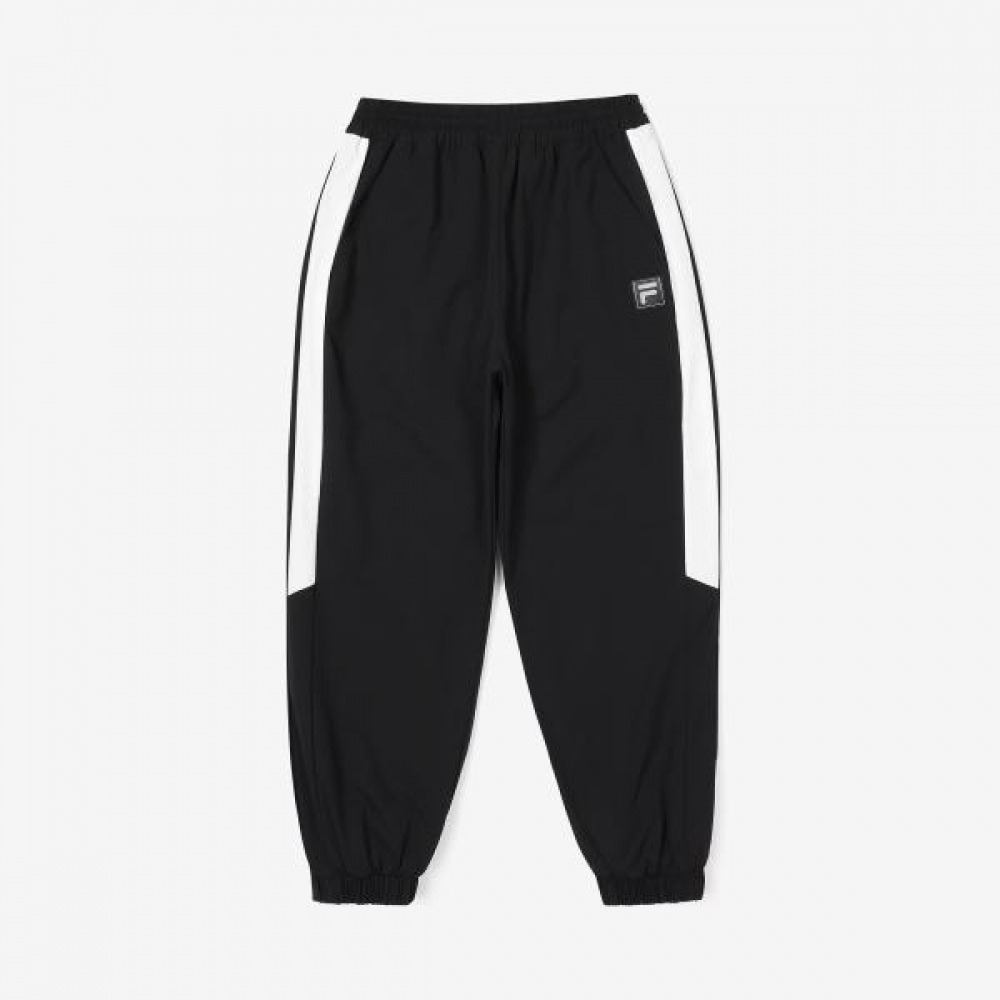 FILA キッズ パフォーマンス ウーブン ジョガーパンツ (FK2WPF3401M_BLK)