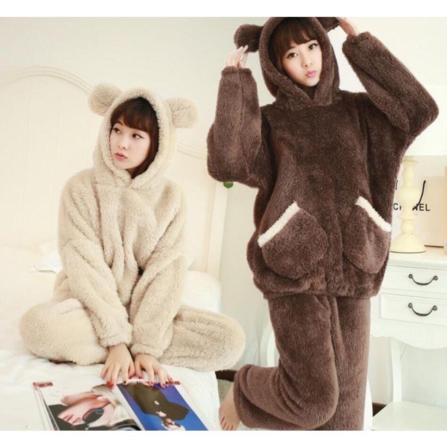 ペアパジャマ セットアップ カップル パジャマ もこもこ ペアルック 可愛い メンズ ルームウェア 上下セット 部屋着 21年新作