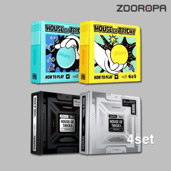 [4종세트] xikers 싸이커스 HOUSE OF TRICKY 2집 3집