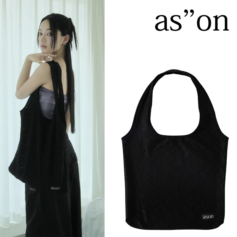 AS_P0000CKO SUMMIT BAG やわらか質感のスクエアトート 肩掛けで軽やか レース調の表情 ゆったり容量でデイリーに馴染む 落ち着いた雰囲気でコーデに溶け込む しなやかで心地よい