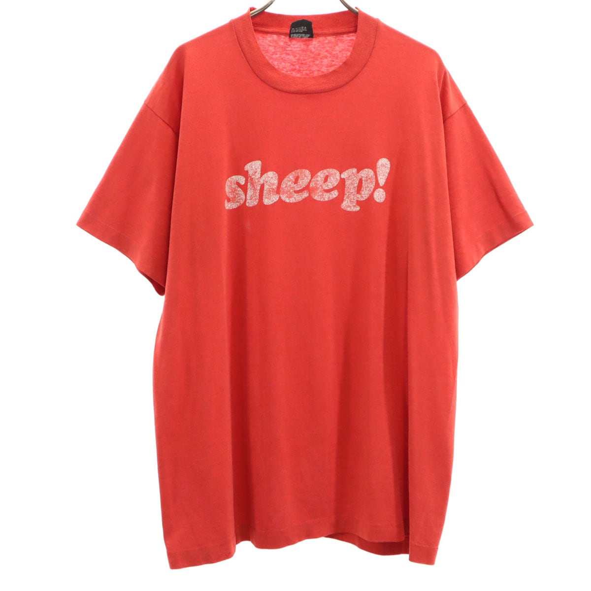 SCREEN STARS BEST スクリームスターズベスト 90s USA製 オールド sheep! 半袖 Tシャツ XL レッド シングルステッチ メンズ 古着 5,403円
