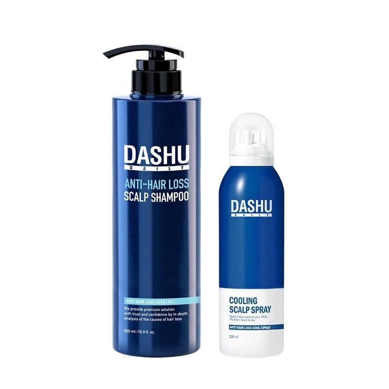 ダッシュデイリー漢方頭皮ゴールドシャンプー＆クーリングスカルプスプレー2種セット 5,483円
