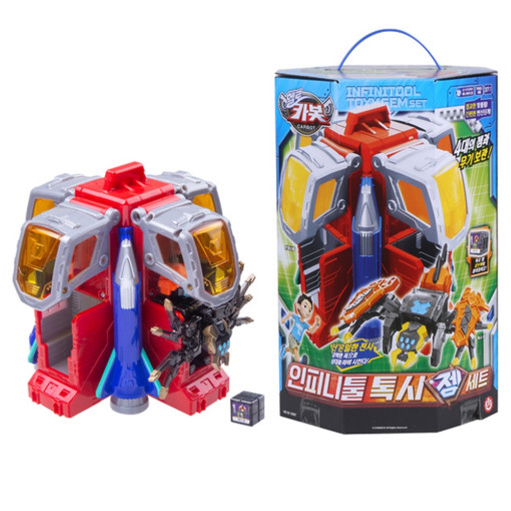 ハローカーボットジェムインフィニツールトキシジェムクモカーボット変身ロボットおもちゃ