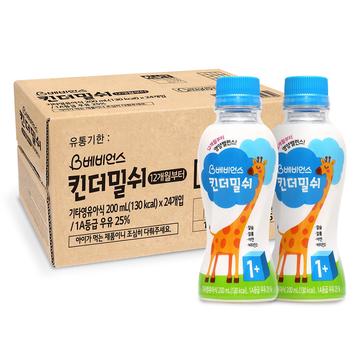 韓国-KFOOD-K MEAL-ベビーエンス キンダーミルシュ 1段階 200ml x 24