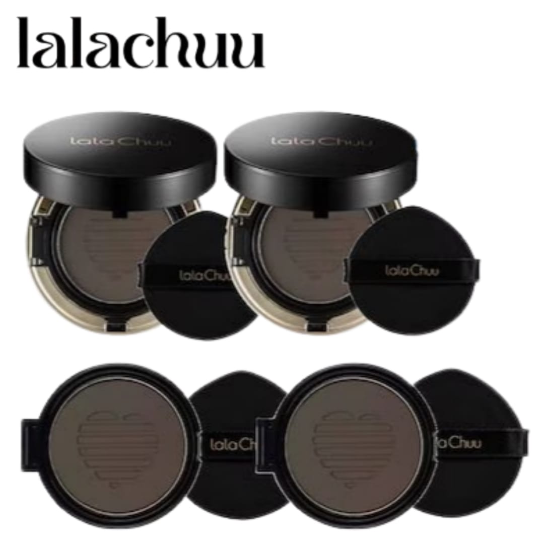 【正規品】【2+2】ララチュ ボリュームヘアクッション 本品15g×2+リフィル15g×2 / ボリュームアップ / ヘアライン・白髪カバー / 小顔効果