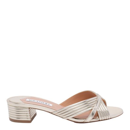 AQUAZZURA Women Sandals SUDMIDS3 LAMFD5 Golden