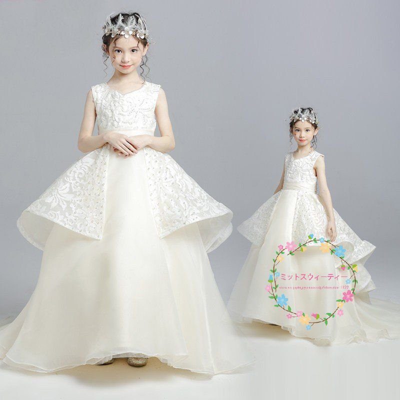 子供ドレス ピアノ発表会 カラフル キッズドレス 結婚式 子どもドレス 女の子 ミニ 子供服 七五三