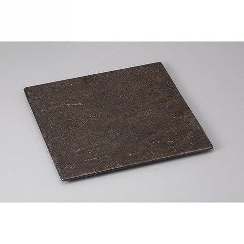 3個セット 正角盛皿 金結晶岩肌正角27cm皿 [27 x 27 x 1.2cm] 【料亭 旅館 和食器 飲食店 業務用 器 食器】
