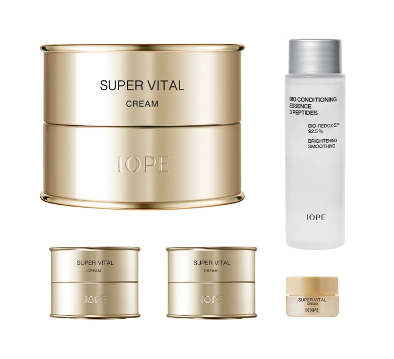 スーパー バイタル クリーム50ml+25ml+エッセンス48ml ツヤ肌 弾力ケア エイジングケア 潤い シワ シミケア 栄養供給 正規品 大容量 韓国コスメ