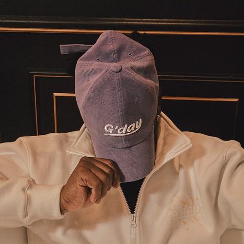 Gday coduroy ballcap (purple) 5,428円