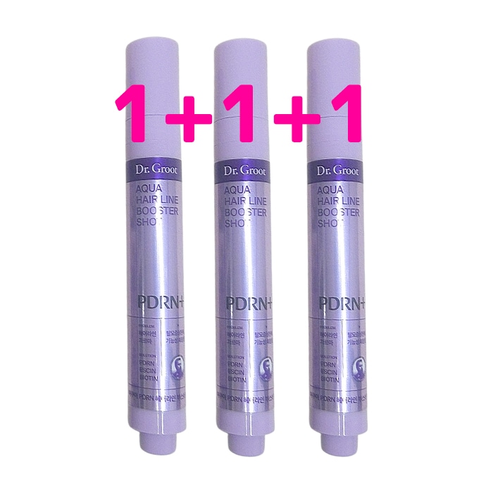 アクアPDRNヘアラインブースターショット, 15ml, 3個