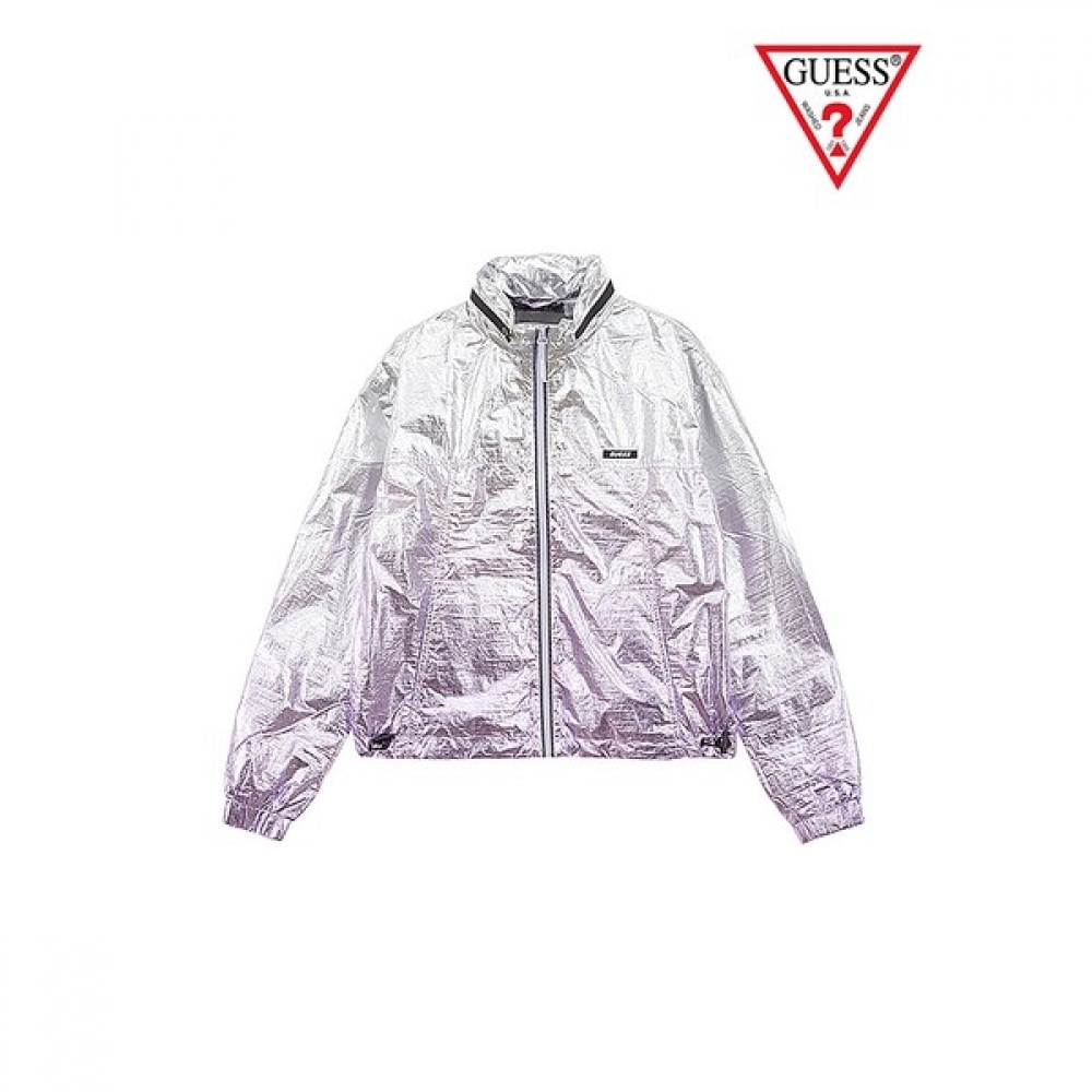 (Guess) V2YL04WEGK0 アクティブウェアホイルグラデーションメッシュ裏地ウィンドブレーカー YM8W2811