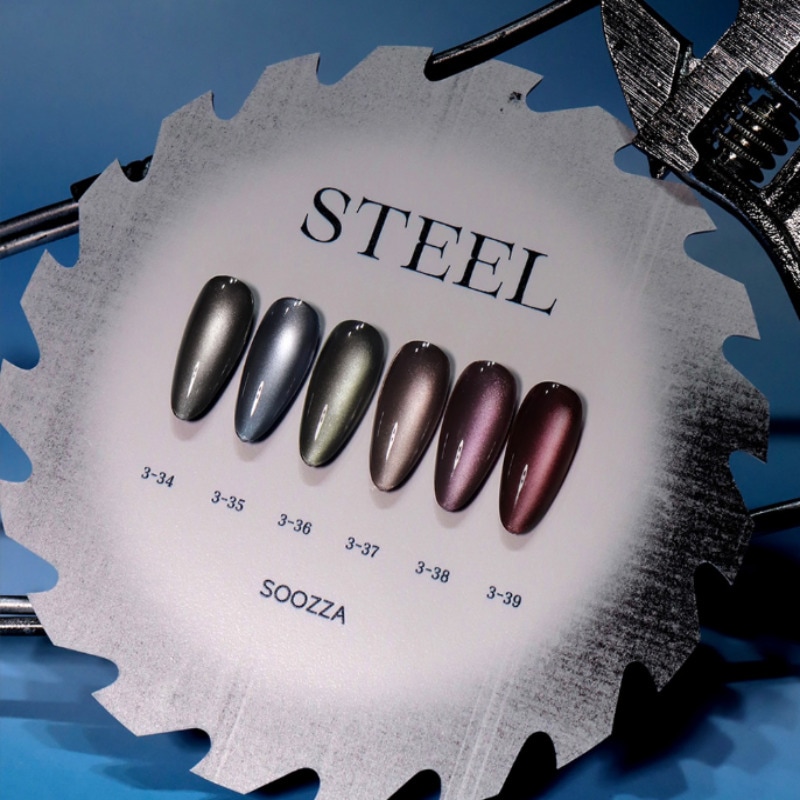 SOOZZA GEL / STEEL Magnetic Gel 6 Set / Nail