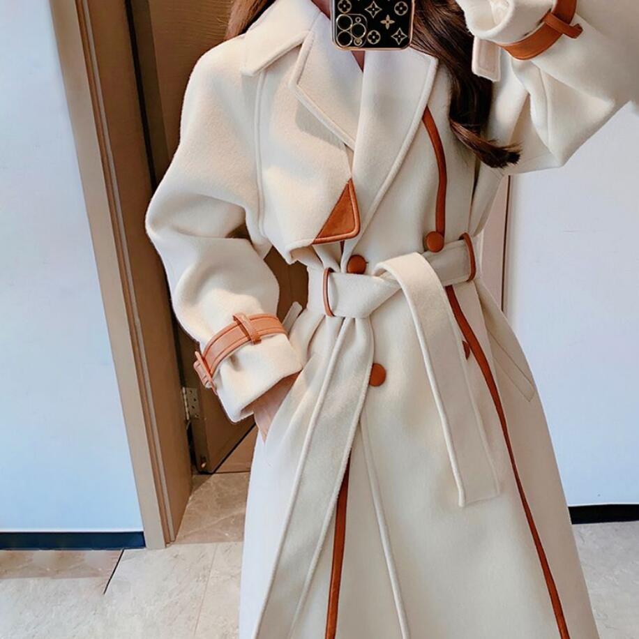 24チェスターコート韓国ファッション レディース ジャケット ロン ーコート カジュアルても厚い通勤 NDY32