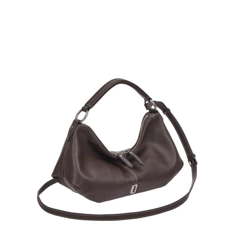 Halfmoon Attache Shoulder S (ハーフムーンアタッシュショルダー スモール) Dark Brown _ VQB5-1SH821-1BRXX
